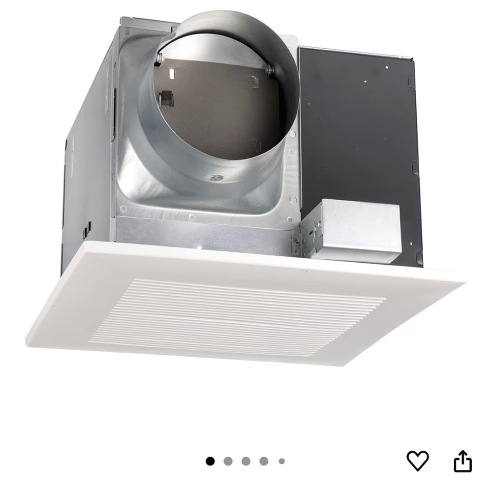 Panasonic Ventilation Fan in Cardboard Box
